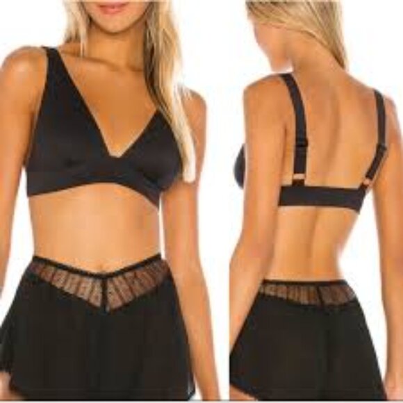 ✨️Free People Erin Scuba Black Bralette! - Picture 2 of 10
